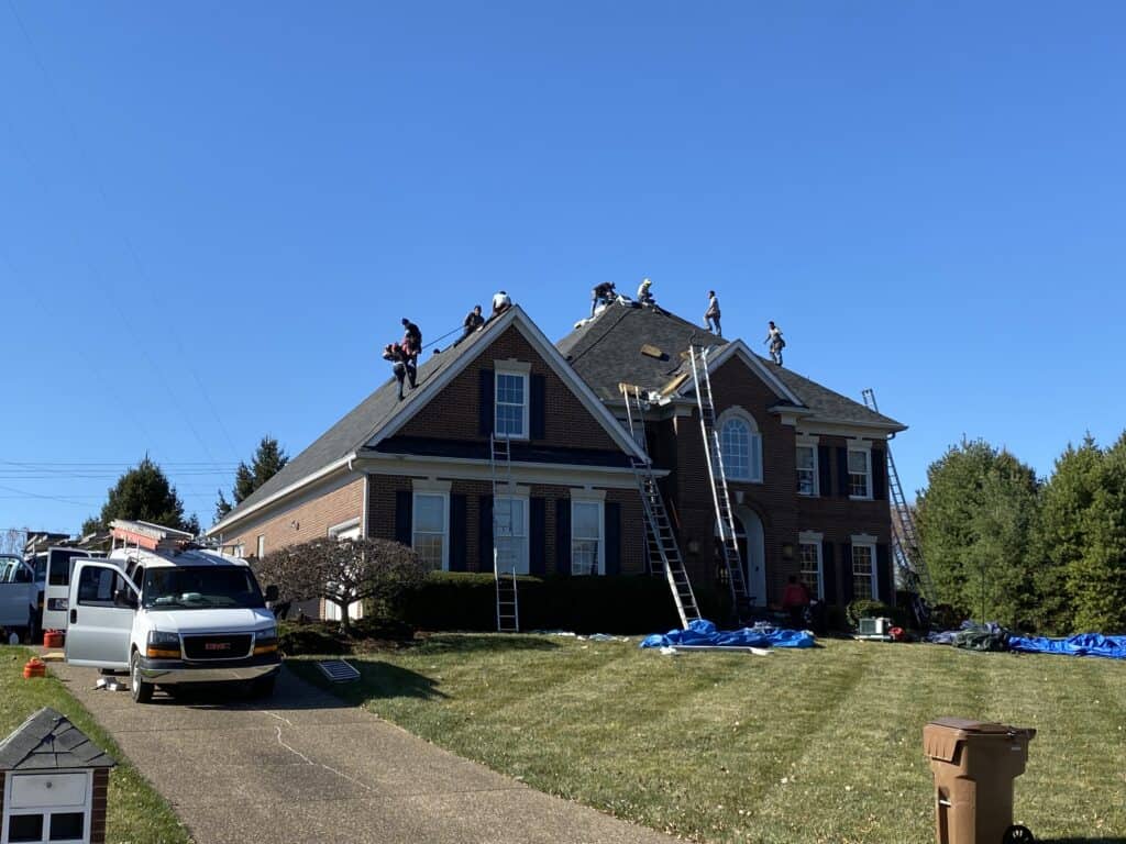 New roof in Shelbyville, Indiana. Indy Exterior Services.